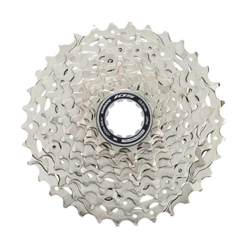 Shimano 105 CS-R7100 12sp Road Cassette Silver Shimano 105 CS-R7100 12sp Road Cassette Silver