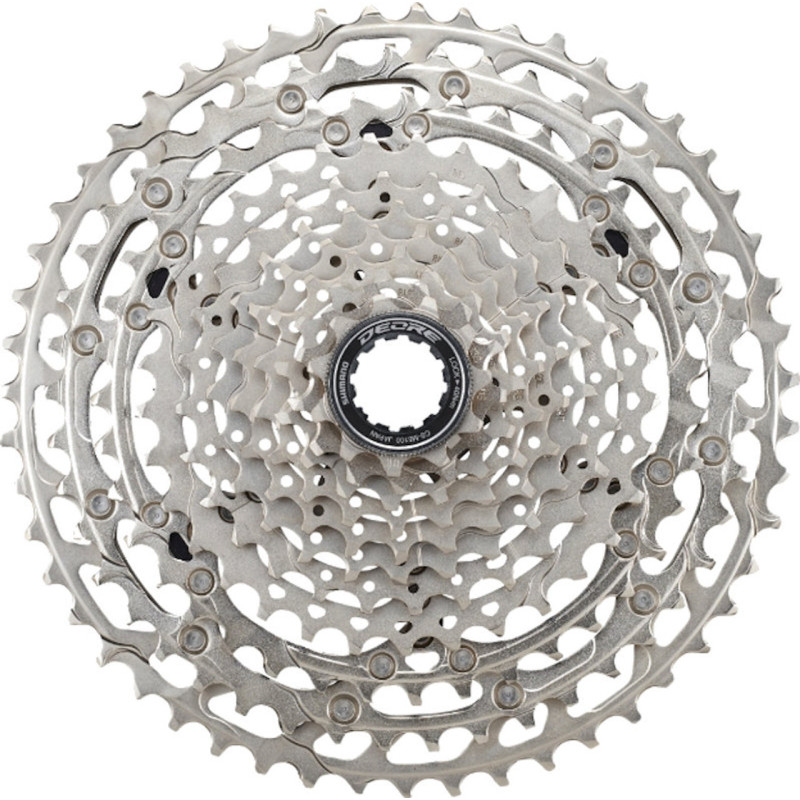 Shimano Deore CS-M5100 11-51T 11-Speed Cassette Silver Shimano Deore CS-M5100 11-51T 11-Speed Cassette Silver
