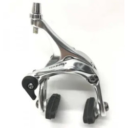 BRAKE Caliper Road Brake Set, 39-51mm Reach, Dual Pivot, Alloy, Q/R, Recessed, SILVER (Front & Rear)