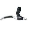 TEKTRO LEVER - V-Brake Levers, suits Rapidfire shifters, 4 finger, Black/satin silver PAIR TEKTRO LEVER - V-Brake Levers, suits Rapidfire shifters, 4 finger, Black/satin silver PAIR