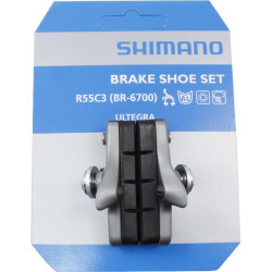 Shimano Ultegra BR-6700 R55C3 Brake Shoe Set Silver/Black